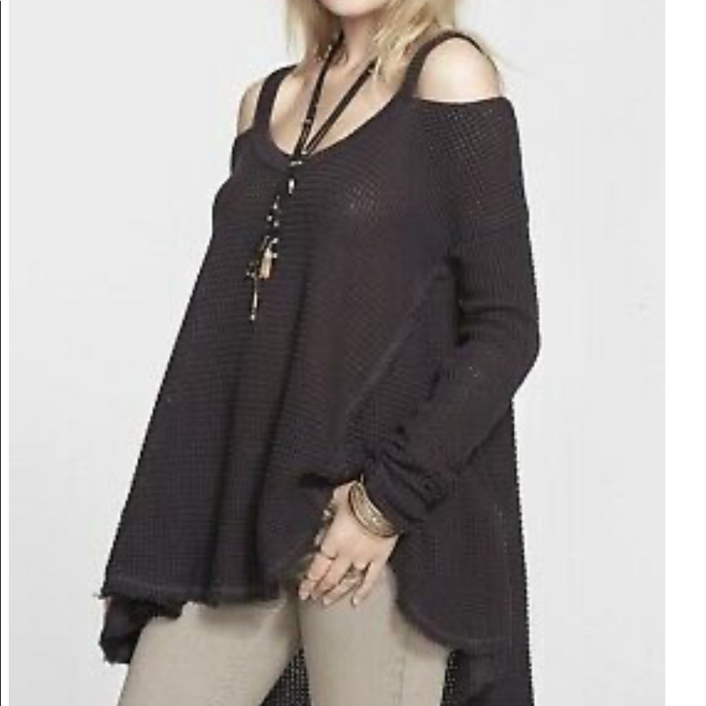 Free People Moonshine Cold shoulder sweater